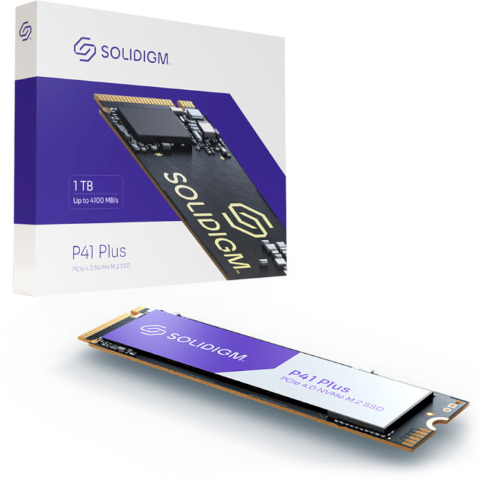 SSD диск SOLIDIGM (Intel) P41 Plus 1TB M.2 NVMe (SSDPFKNU010TZX1)
