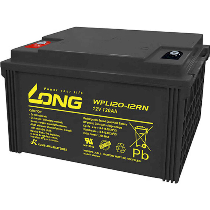 Акумуляторна батарея KUNG LONG WPL120-12RN (12В, 120Агод)
