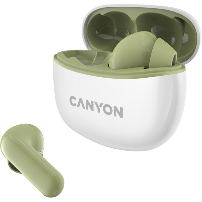 Навушники CANYON TWS-5 Green