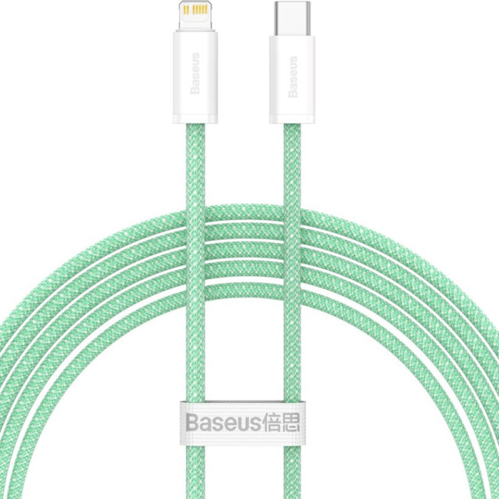 Кабель BASEUS Dynamic Series Fast Charging Data Cable Type-C to iP 20W 2м Green (CALD000106)