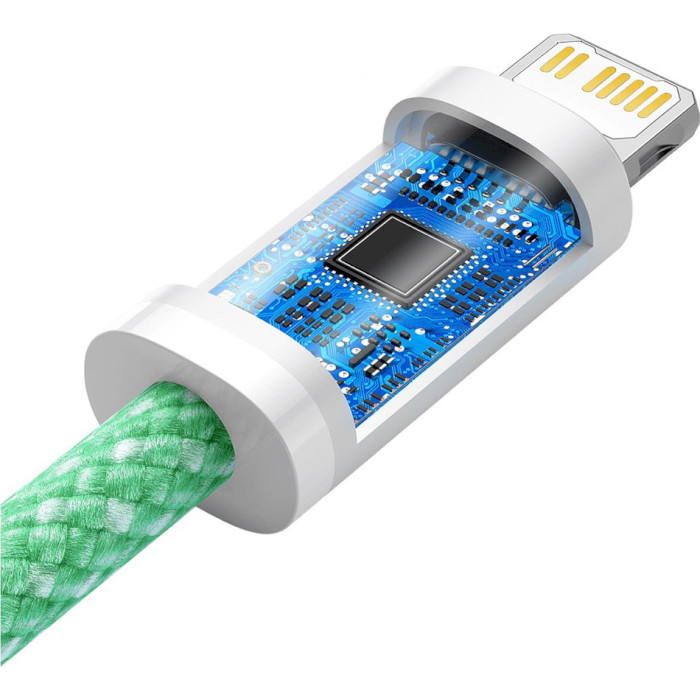 Кабель BASEUS Dynamic Series Fast Charging Data Cable Type-C to iP 20W 2м Green (CALD000106)