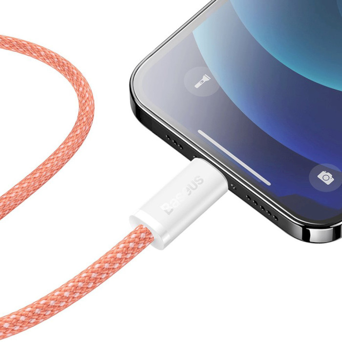 Кабель BASEUS Dynamic Series Fast Charging Data Cable Type-C to iP 20W 2м Orange (CALD000107)