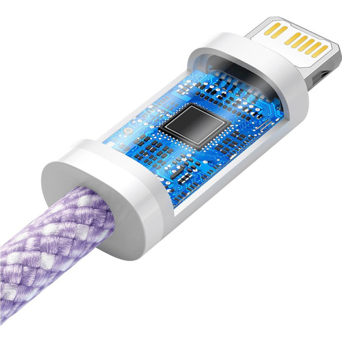 Кабель BASEUS Dynamic Series Fast Charging Data Cable Type-C to iP 20W 1м Purple (CALD000005)
