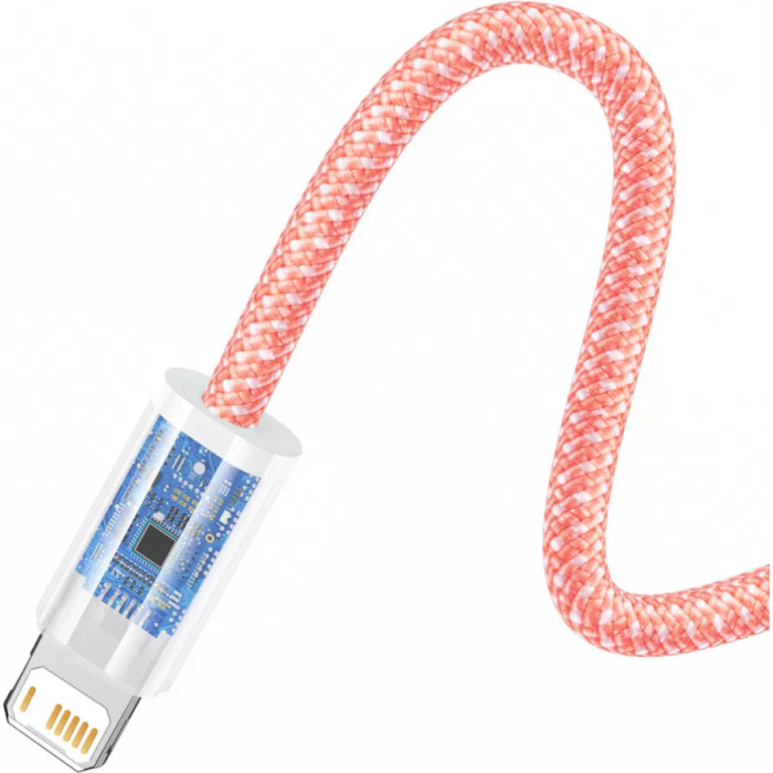 Кабель BASEUS Dynamic Series Fast Charging Data Cable USB to iP 2.4A 1м Orange (CALD000407)