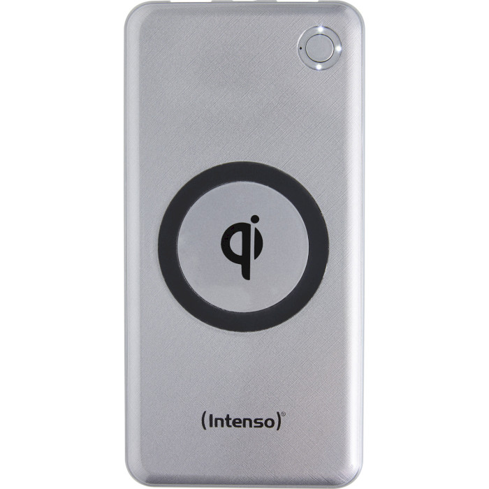 Повербанк з бездротовою зарядкою INTENSO WPD10000 1xUSB-C PD, 2xUSB-A QC 10000mAh Silver (7343531)
