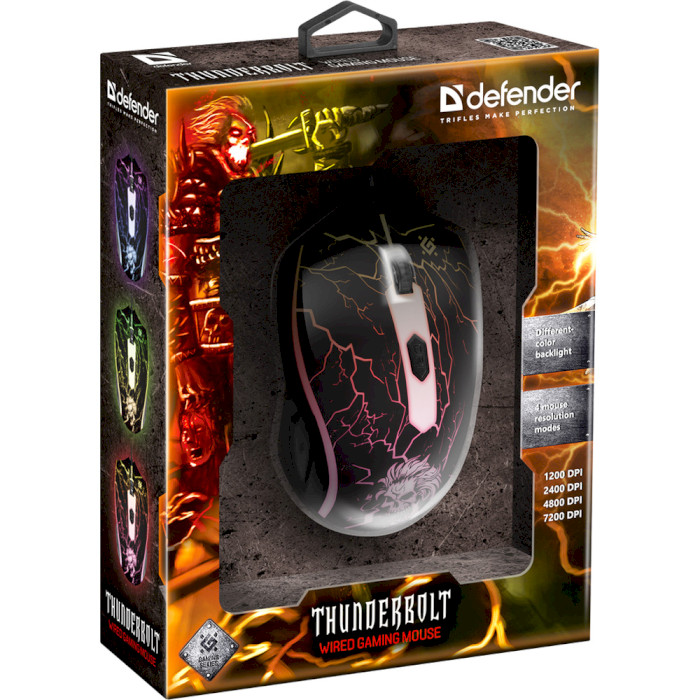 Миша ігрова DEFENDER Thunderbolt GM-925 (52925)