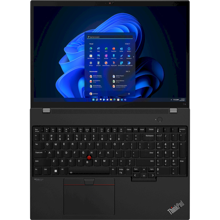 Ноутбук LENOVO ThinkPad T16 Gen 1 Thunder Black (21BV00E9RA)