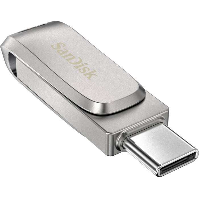Флэшка SANDISK Ultra Dual Luxe 256GB Silver (SDDDC4-256G-G46)