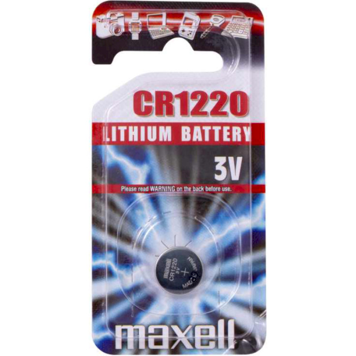 Батарейка MAXELL Lithium CR1220 (11238200)