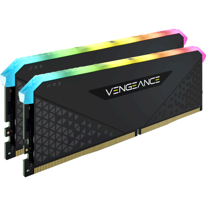 Модуль пам'яті CORSAIR Vengeance RGB RS DDR4 3600MHz 16GB Kit 2x8GB (CMG16GX4M2D3600C18)
