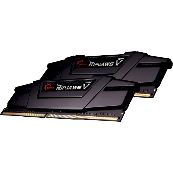 Модуль пам'яті G.SKILL Ripjaws V Classic Black DDR4 3600MHz 64GB Kit 2x32GB (F4-3600C16D-64GVK)