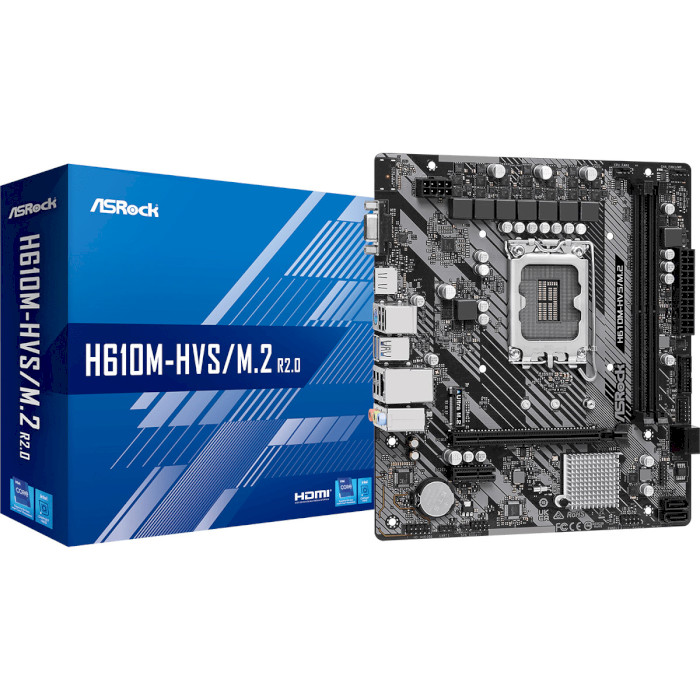 Материнская плата ASROCK H610M-HVS/M.2 R2.0