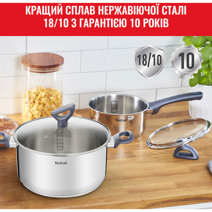 Набор посуды TEFAL Daily Cook 8пр (G712S855)