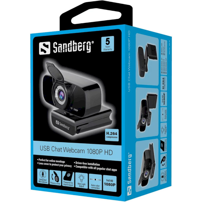 Веб-камера SANDBERG Chat 1080P HD (134-15)