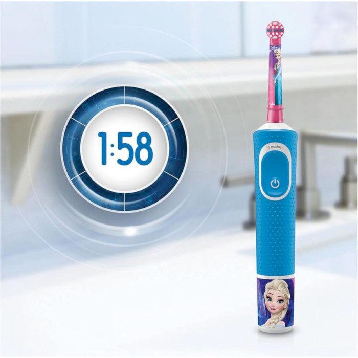 Электрическая детская зубная щётка BRAUN ORAL-B Kids Frozen 2 D100.413.2K