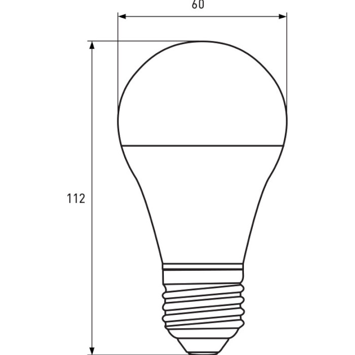 Лампочка LED EUROLAMP A60 E27 10W 4000K 220V (2 шт. в комплекті) (MLP-LED-A60-10274(E))