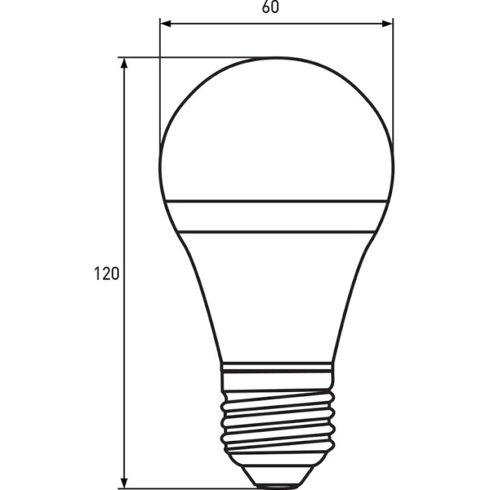 Лампочка LED EUROLAMP A60 E27 12W 4000K 220V (2 шт. в комплекті) (MLP-LED-A60-12274(E))