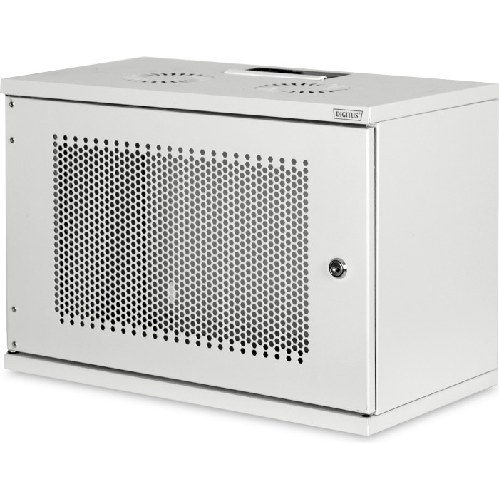 Настінна шафа 19" DIGITUS DN-19-07U-S-PD (7U, 540x400мм, RAL7035)