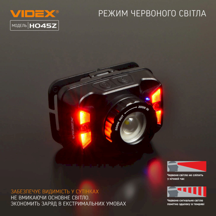 Ліхтар налобний VIDEX VLF-H045Z