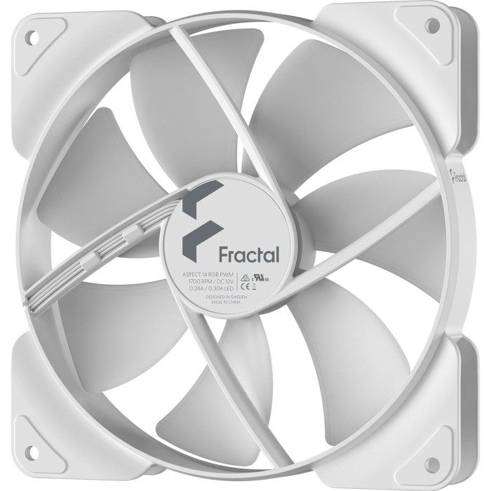Вентилятор FRACTAL DESIGN Aspect 14 RGB PWM White Frame (FD-F-AS1-1409)