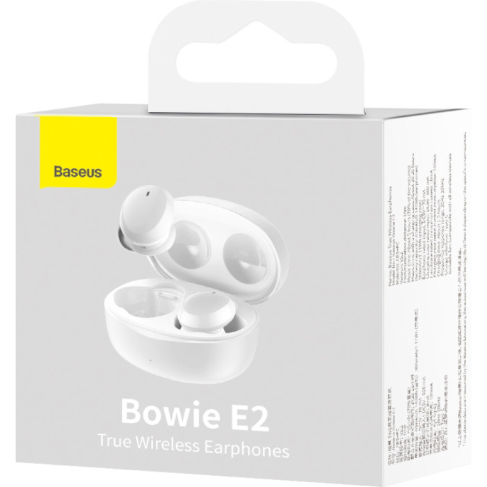 Наушники BASEUS Bowie E2 White (NGTW090002)