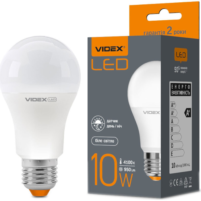 Лампочка LED VIDEX A60 E27 10W 4100K 220V (VL-A60E-10274-N)