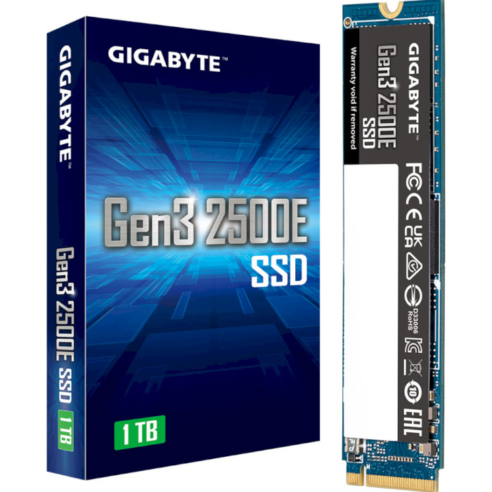 SSD диск GIGABYTE Gen3 2500E 1TB M.2 NVMe (G325E1TB)