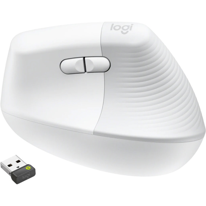 Вертикальна миша LOGITECH Lift for Business Off-White (910-006496)