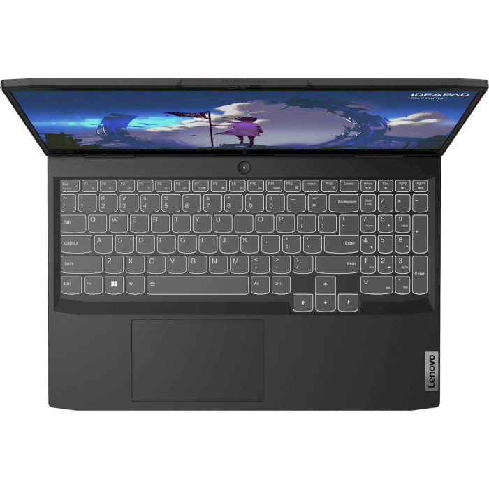 Ноутбук LENOVO IdeaPad Gaming 3 15IAH7 Onyx Gray (82S900UHRA)