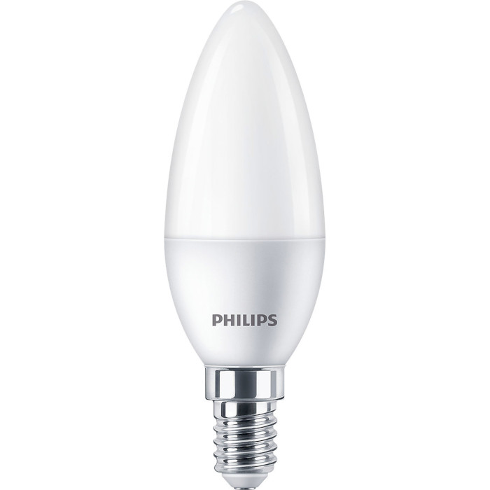 Лампочка LED PHILIPS EcohomeLEDCandle B35 E14 5W 2700K 220V (929002968437)