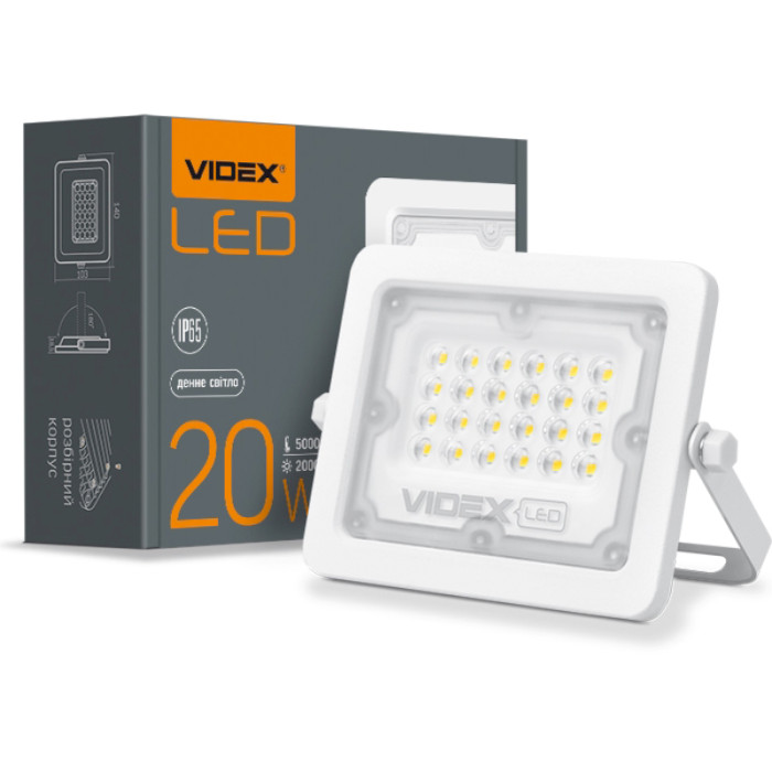 Прожектор LED VIDEX F2e 20W 5000K (VL-F2E-205W)