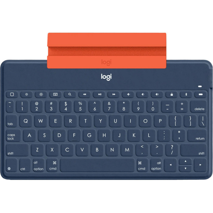 Клавіатура бездротова LOGITECH Keys-to-Go Bluetooth Portable UA Classic Blue (920-010060)