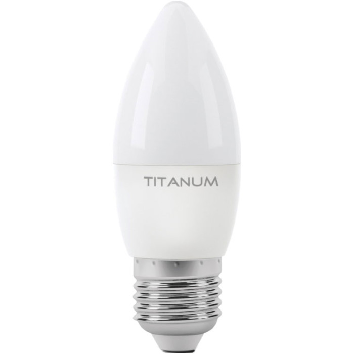 Лампочка LED TITANUM C37 E27 6W 4100K 220V (TLC3706274)