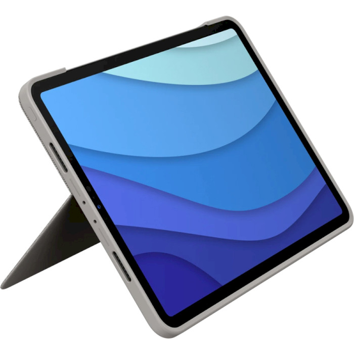 Чехол-клавиатура для планшета LOGITECH Combo Touch UK English (Qwerty) for iPad Pro 11" (1st/2nd/3rd/4th gen) Sand (920-010172)