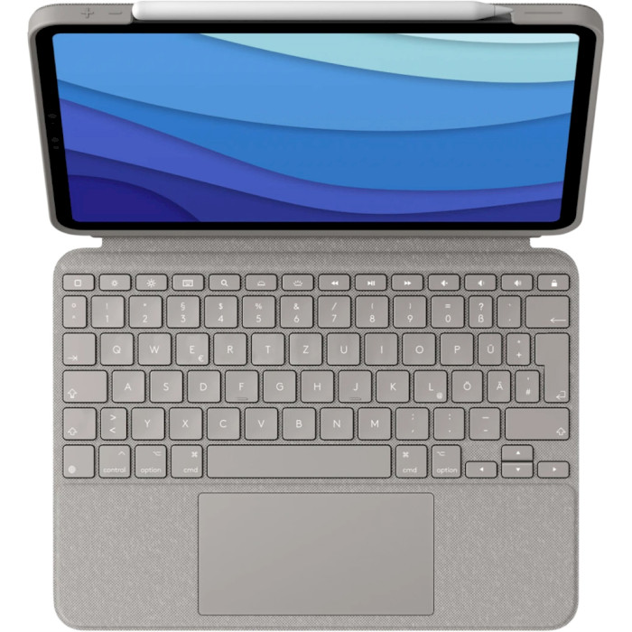 Чехол-клавиатура для планшета LOGITECH Combo Touch for iPad Pro 12.9" (5th/6th gen) Sand (920-010222)