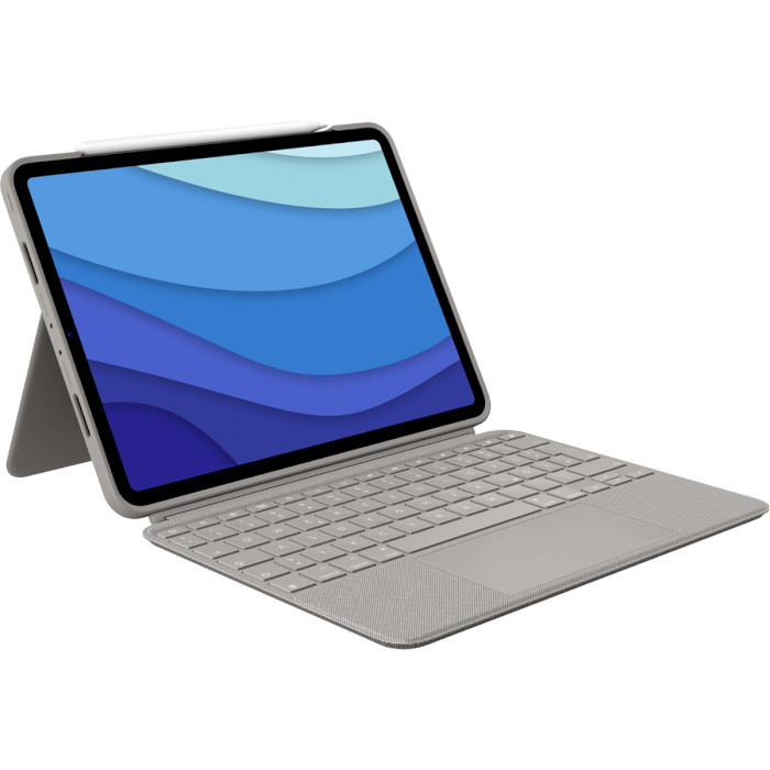 Чохол-клавіатура для планшета LOGITECH Combo Touch for iPad Pro 12.9" (5th/6th gen) Sand (920-010222)