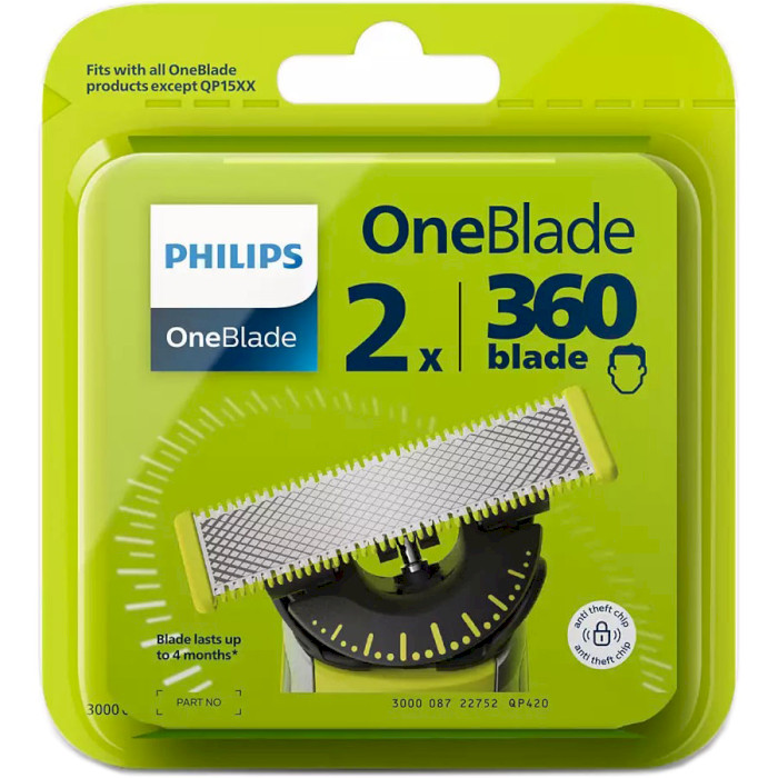 Сменный нож PHILIPS QP420/50 OneBlade