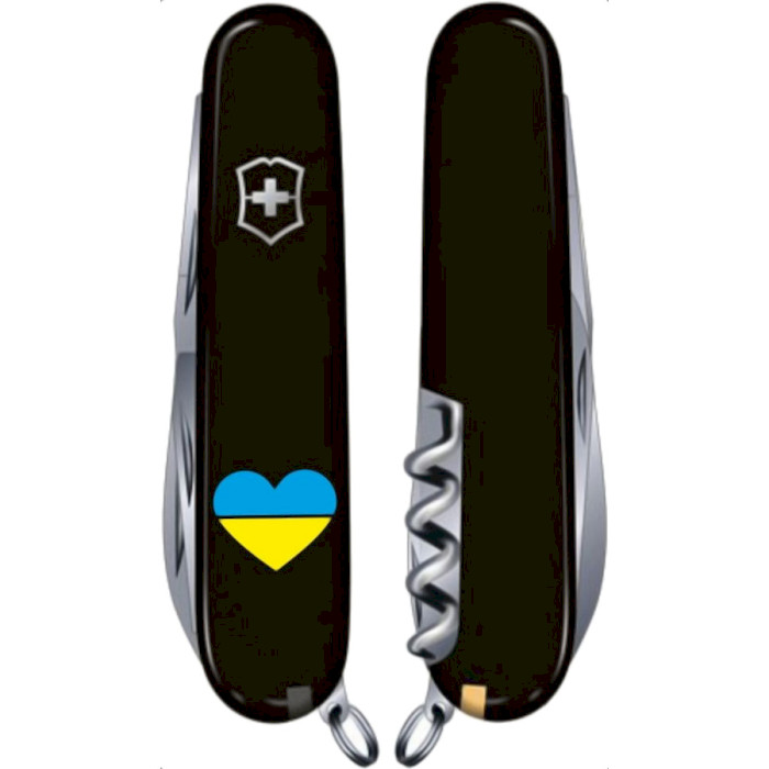 Швейцарський ніж VICTORINOX Climber Ukraine Heart (VX13703.3_T1090U)