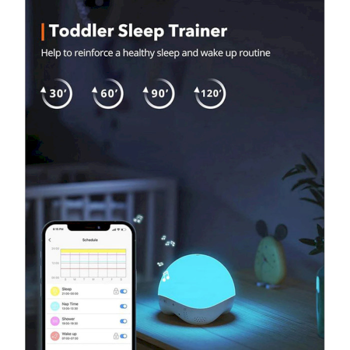 Розумний світильник TAOTRONICS Smart Nursery Light with Night Light (TT-CL023)