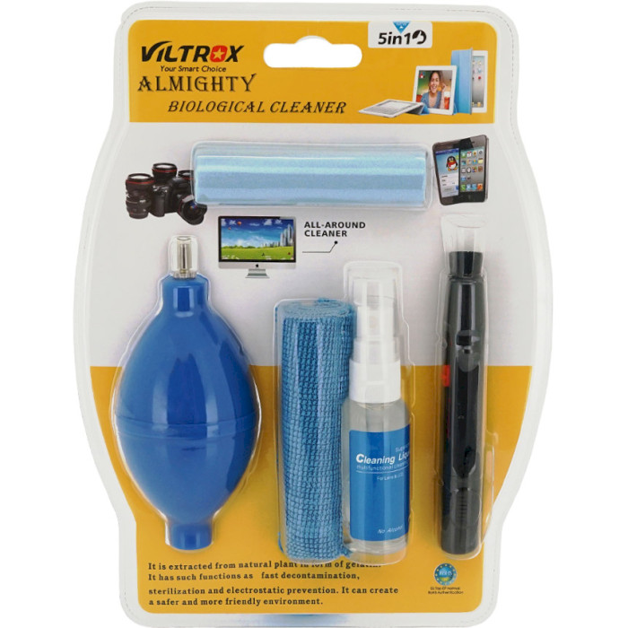 Набір для чищення гаджетів та електроніки VILTROX 5-in-1