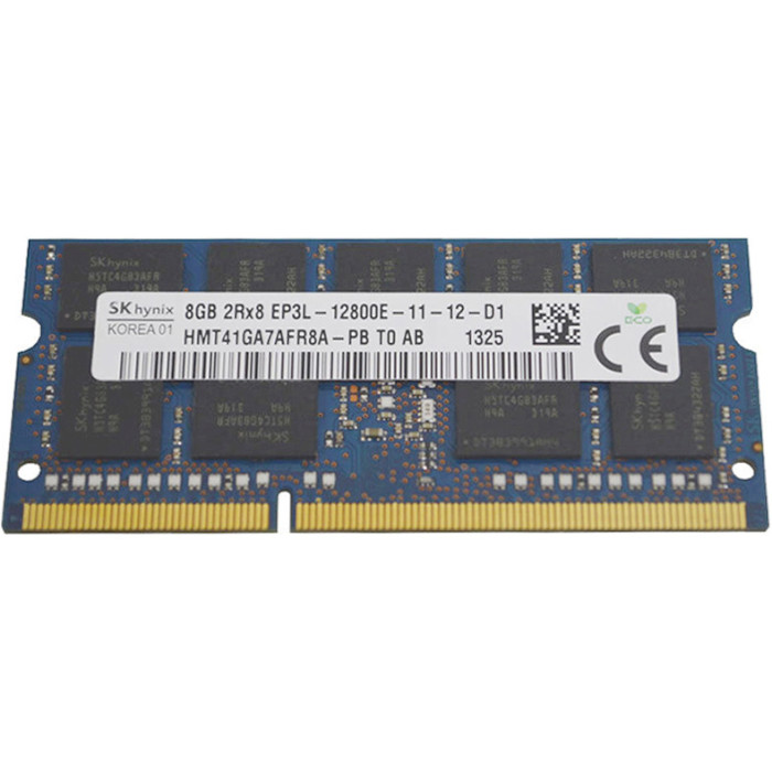 Модуль пам'яті DDR3L 1600MHz 8GB HYNIX ECC SO-DIMM (HMT41GA7AFR8A-PB)