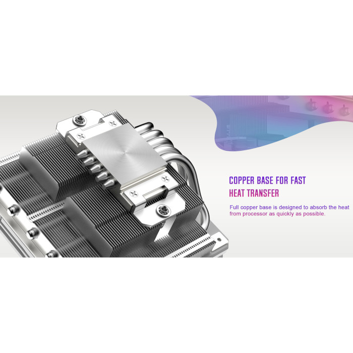 Кулер для процесора ID-COOLING IS-55 ARGB White