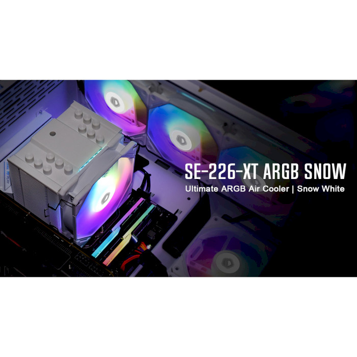 Кулер для процесора ID-COOLING SE-226-XT ARGB Snow