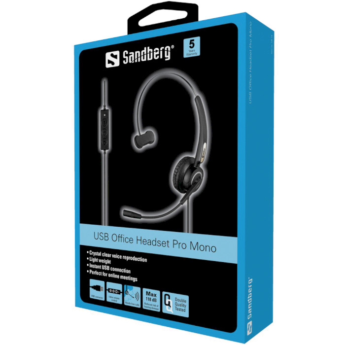 Гарнітура SANDBERG USB Office Headset Pro Mono (126-14)