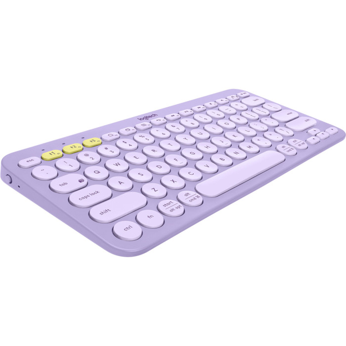Клавіатура бездротова LOGITECH K380 Multi-Device Bluetooth UA Lavender Lemonade (920-011166)