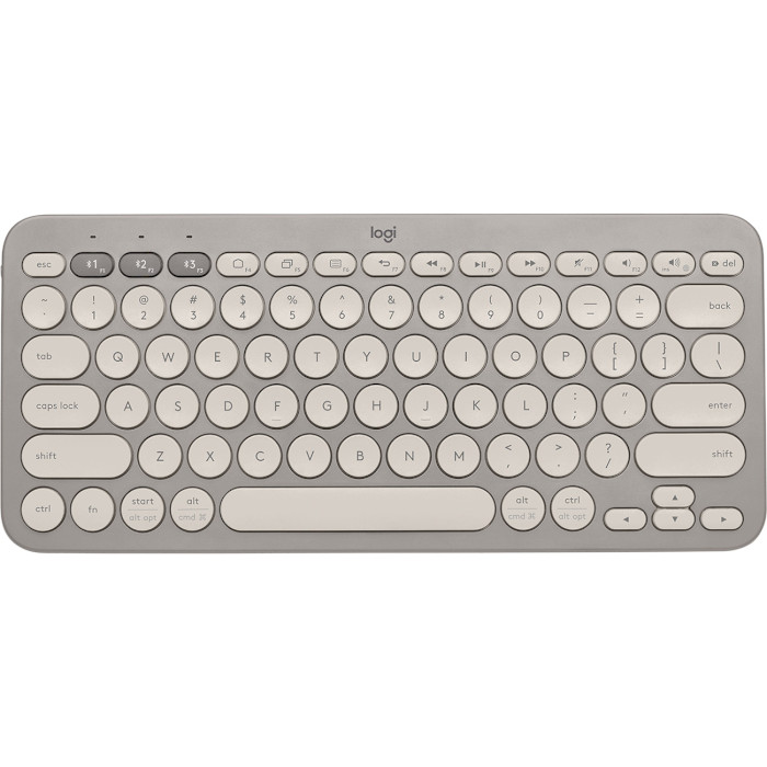 Клавіатура бездротова LOGITECH K380 Multi-Device Bluetooth UA Sand (920-011165)
