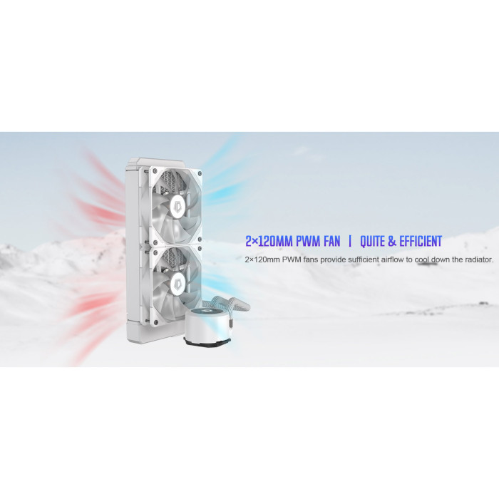 Система водяного охолодження ID-COOLING FrostFlow X 240 Lite Snow
