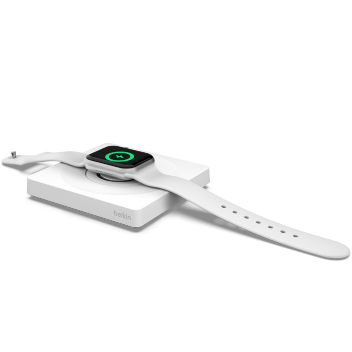 Беспроводное зарядное устройство BELKIN Boost Up Charge Pro Portable Fast Charger for Apple Watch White (WIZ015BTWH)