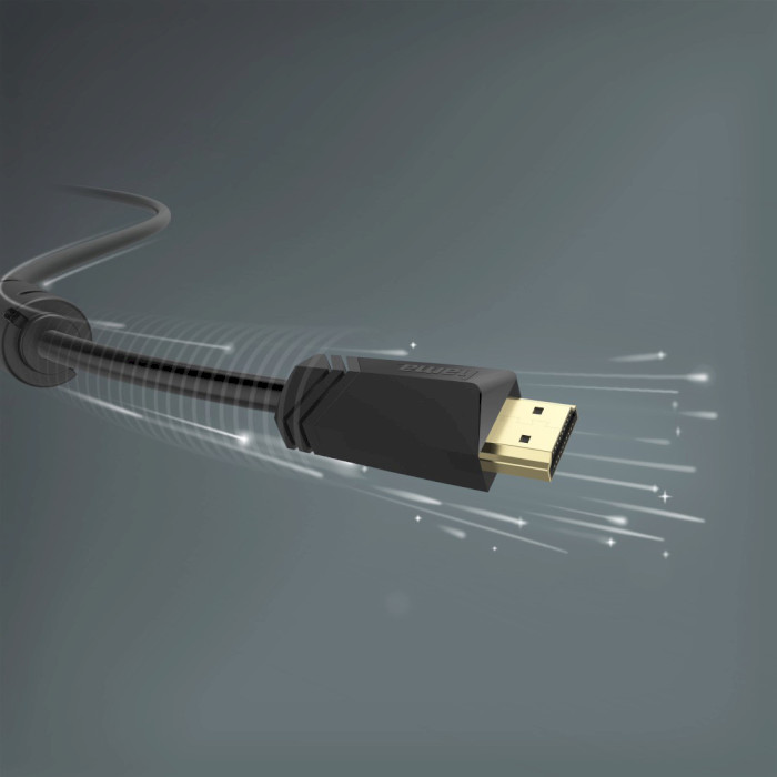 Кабель HAMA High-Speed 4K Ethernet Gold-plated HDMI 10м Black (00205009)
