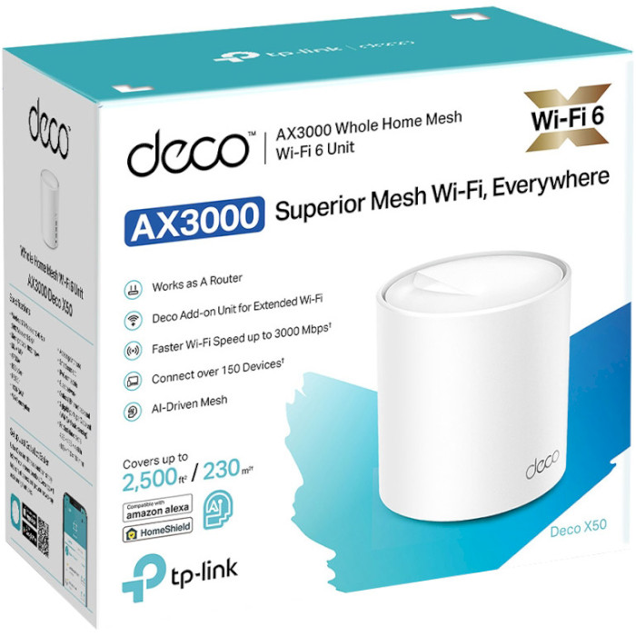Wi-Fi Mesh система TP-LINK Deco X50